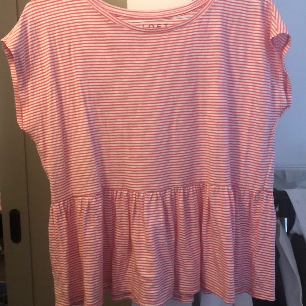 Loft Peplum Top never worn